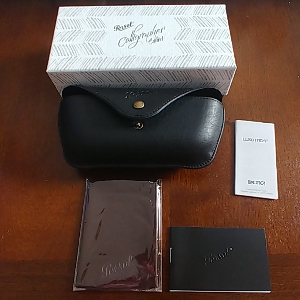 New persol sunglass case